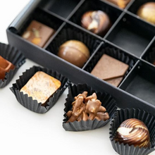 10 of our 12 piece boxed Chocolatiers assortment